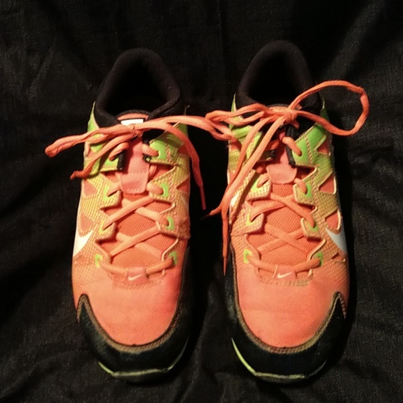 orange softball cleats